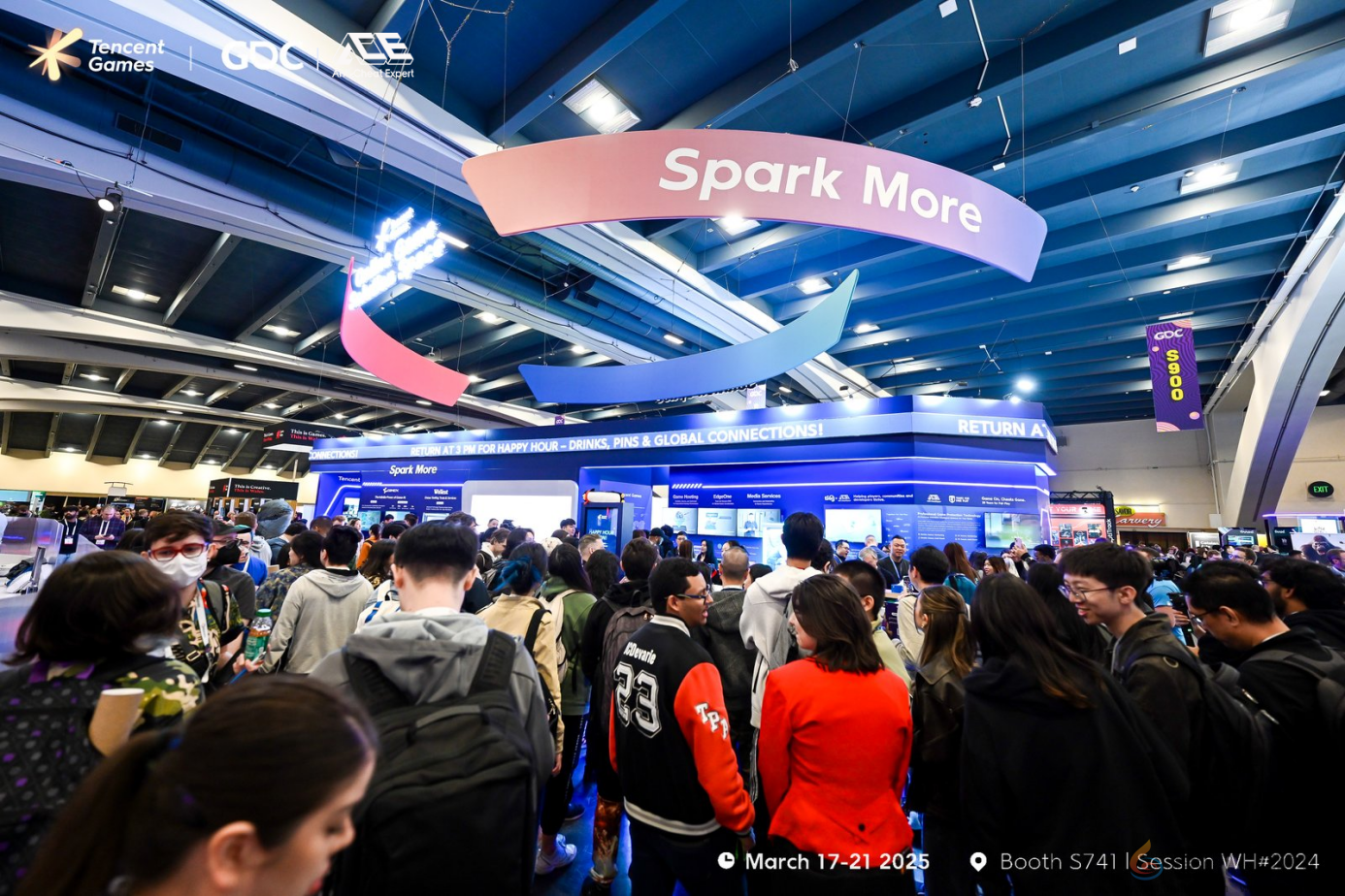 座无虚席！前沿技术议题吸引全球游戏开发者，腾讯游戏安全ACE亮相GDC2025(图1)