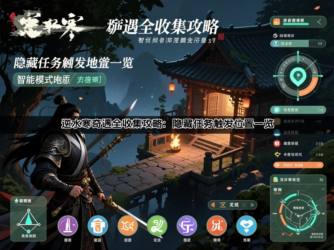 逆水寒奇遇全收集攻略：隐藏任务触发位置一览(图1)